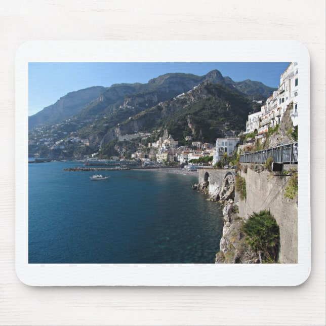View of Amalfi coast Mouse Pad (Front)