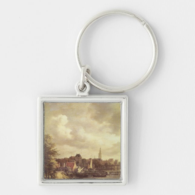 View of Amsterdam Key Ring (Front)