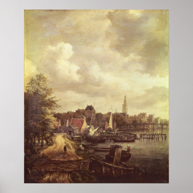 View of Amsterdam Poster (Front)