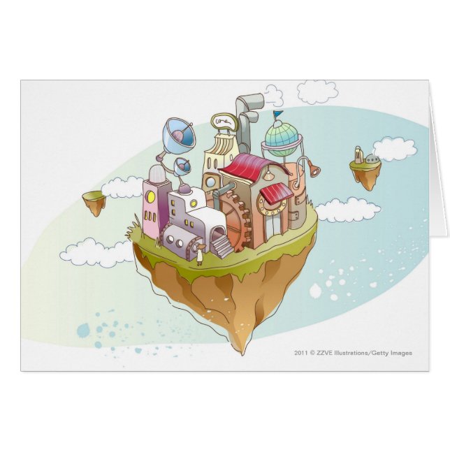 View of an colourful abstract illustration (Front Horizontal)