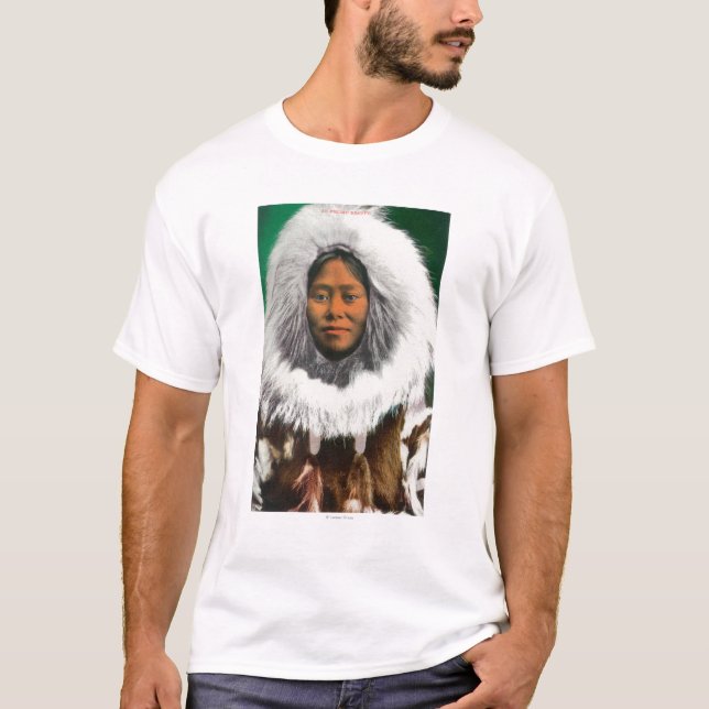 View of an Eskimo Beauty T-Shirt (Front)