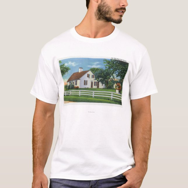 View of an Old Cape Cod Home T-Shirt (Front)