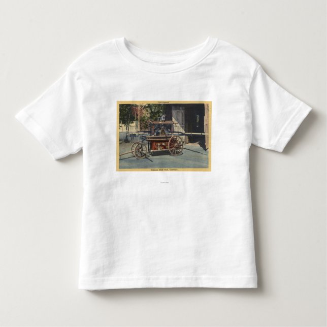 View of an "Old Papeete" Engine Toddler T-Shirt (Front)