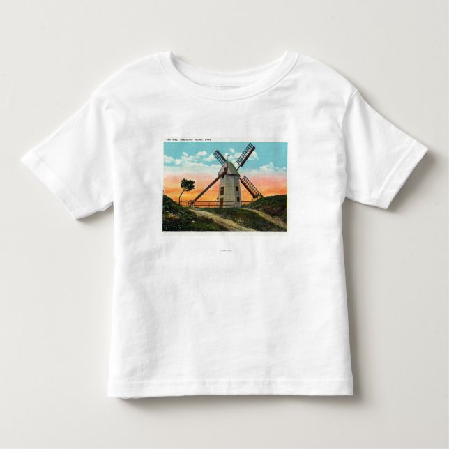 View of an Old Windmill Toddler T-Shirt (Front)