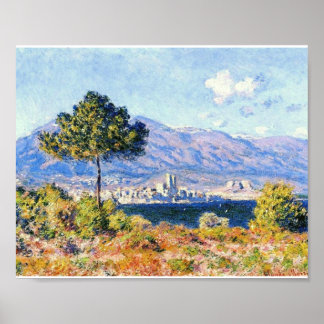 View of Antibes from the Plateau Notre-Dame Poster