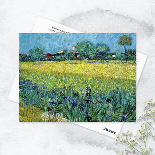View of Arles Irises Vincent van Gogh Postcard