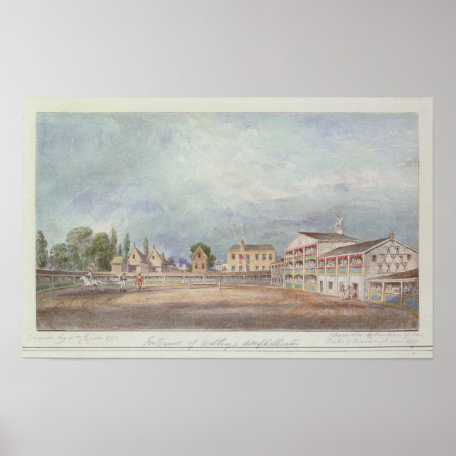 View of Astley's Amphitheater, 1777 Poster (Front)