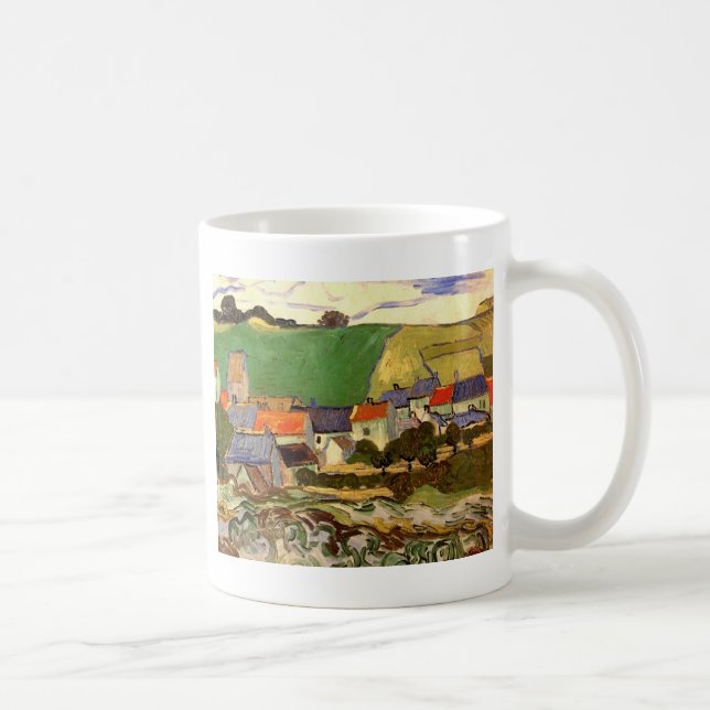 View of Auvers Vincent van Gogh Coffee Mug (Right)