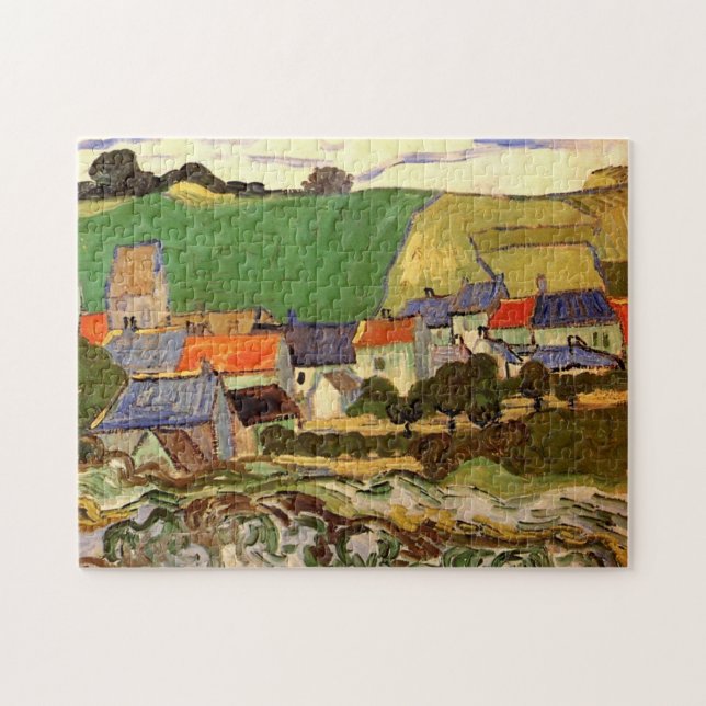 View of Auvers Vincent van Gogh. Jigsaw Puzzle (Horizontal)