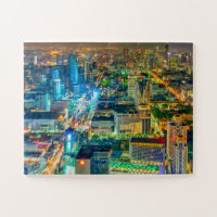 View of Bangkok at night
