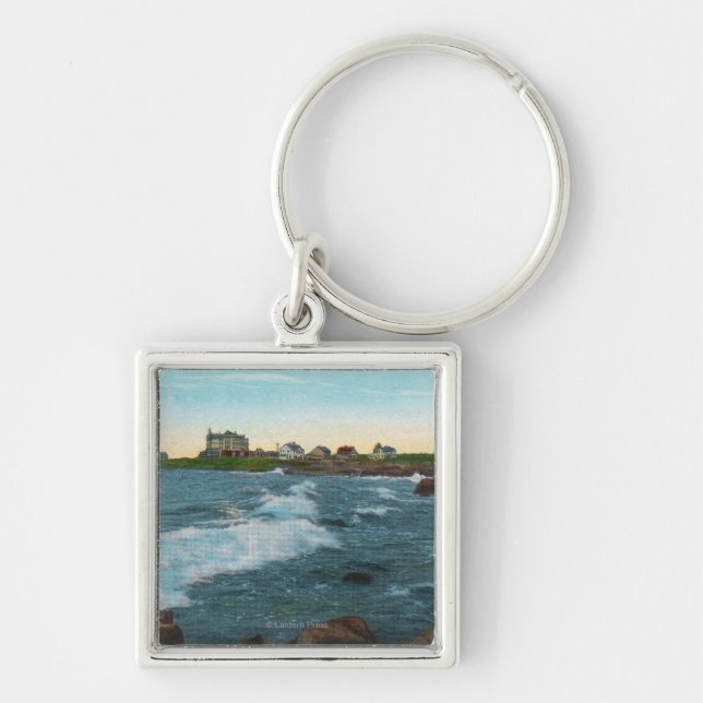 View of Bass Rocks Surf Key Ring (Front)