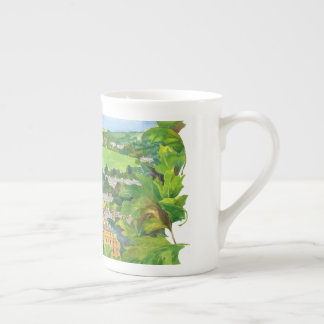 View of Bath Watercolor Bone China Mug