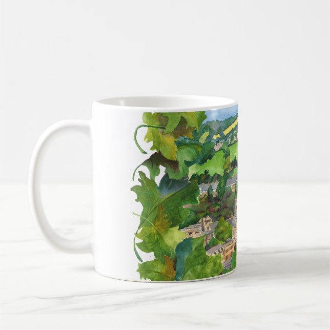 View of Bath Watercolor Mug (Left)