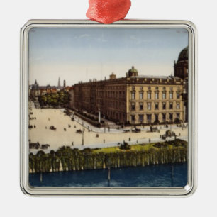 View of Berlin at the turn of the century Metal Tree Decoration