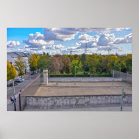 View of Berlin Wall Section, Germany