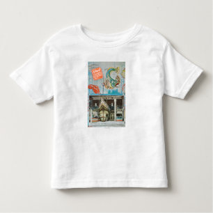 View of Bernstein's Fish Grotto with Fish Toddler T-Shirt