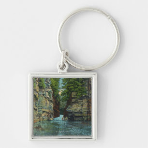 View of Boat Coming through the Flume Key Ring