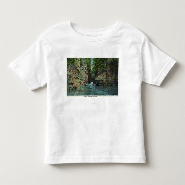 View of Boat Coming through the Flume Toddler T-Shirt (Front)