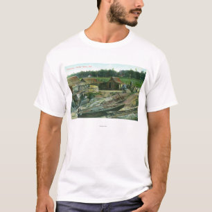 View of Boats on Beach in Chinatown T-Shirt