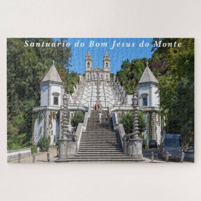 View of Bom Jesus do Monte. Jigsaw Puzzle (Horizontal)