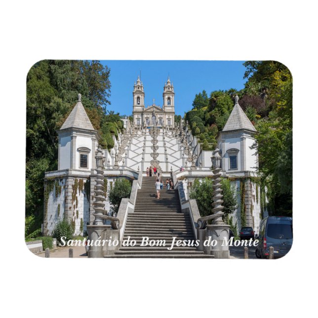 View of Bom Jesus do Monte. Magnet (Horizontal)