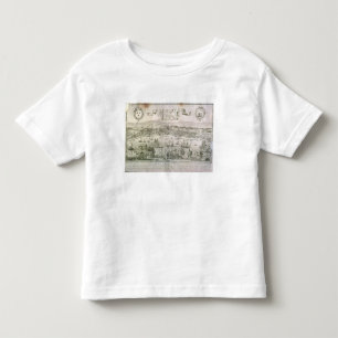 View of Bordeaux and the river Garonne, signed by Toddler T-Shirt