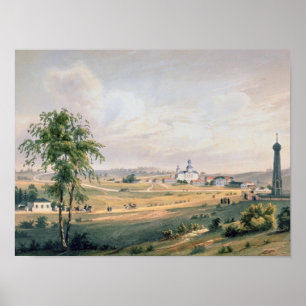 View of Borodino, location of the decisive Poster