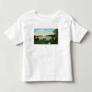 View of Boston Boat Entering the Narrows Toddler T-Shirt