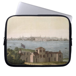 View of Boston, from 'Le Costume Ancien et Moderne Laptop Sleeve