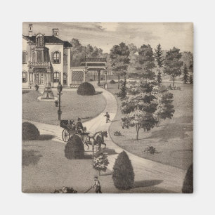 View of Brattleboro Vermont Magnet