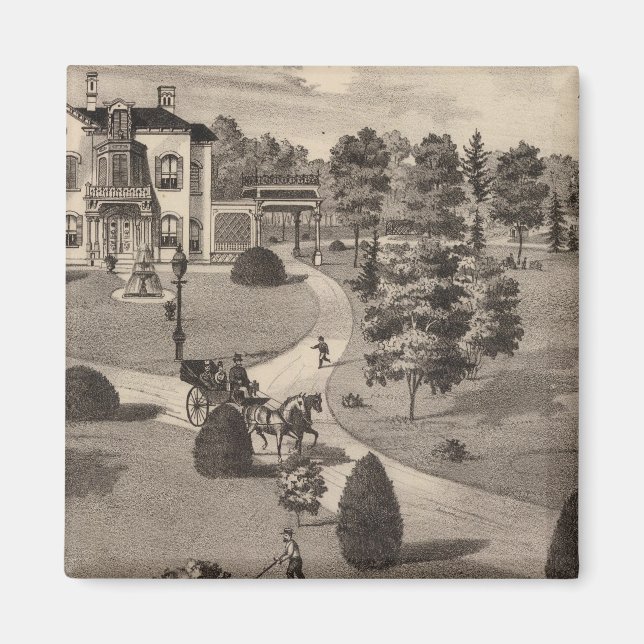 View of Brattleboro Vermont Magnet (Front)