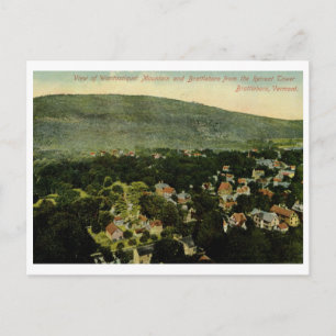 View of Brattleboro, VT 1913 Vintage Postcard