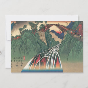 View of Bridge Over Ina River, Nojiri by Hiroshige