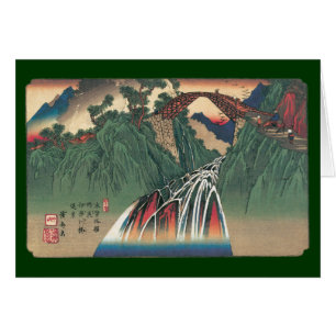 View of Bridge Over Ina River, Nojiri by Hiroshige