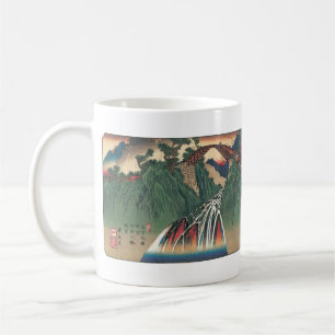 View of Bridge Over Ina River, Nojiri by Hiroshige Coffee Mug