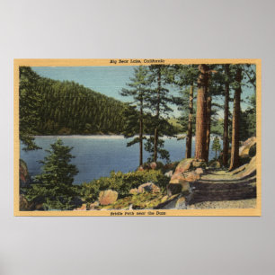 View of Bridle Path near the Dam Poster