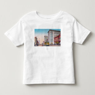 View of Broadway with Street CarOakland, CA Toddler T-Shirt
