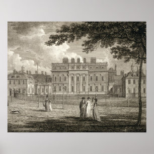 View of Buckingham House, engraved by W. Knight, p Poster