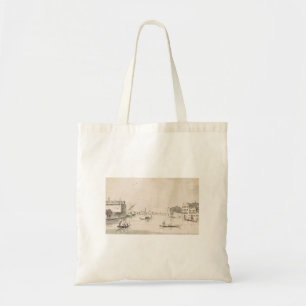 View of Burano island in Veneto Tote Bag