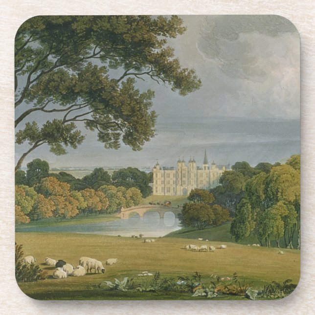 View of Burghley House, seat of the Marquis of Exe Coaster (Front)
