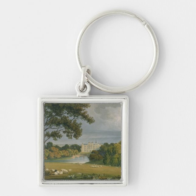 View of Burghley House, seat of the Marquis of Exe Key Ring (Front)
