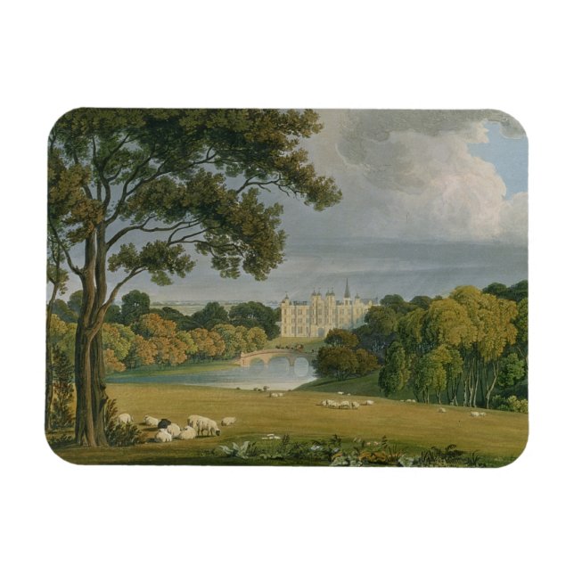 View of Burghley House, seat of the Marquis of Exe Magnet (Horizontal)