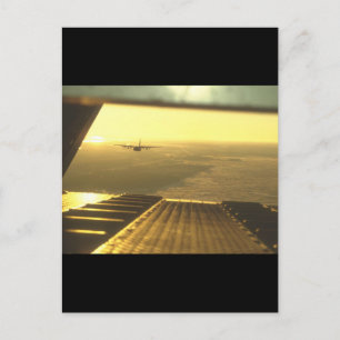 View of C-130 Hercules_Military Aircraft Postcard