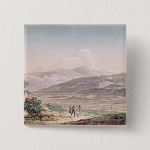 View of Cajambe 15 Cm Square Badge