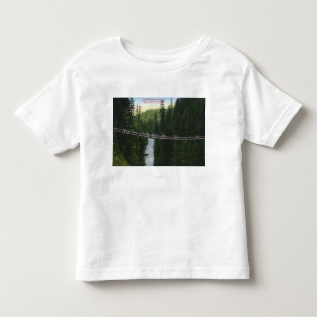 View of Capilano Suspension Bridge Toddler T-Shirt (Front)