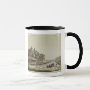 View of Capitol Hill, Washington (colour engraving Mug