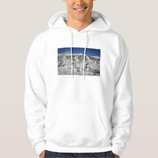 View Of Catedral Ski Resort In Bariloche Hoodie