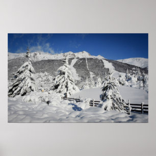 View Of Catedral Ski Resort In Bariloche Poster
