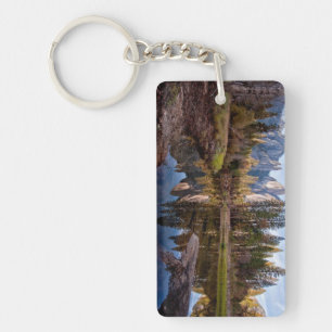 View of Cathedral Peaks Key Ring