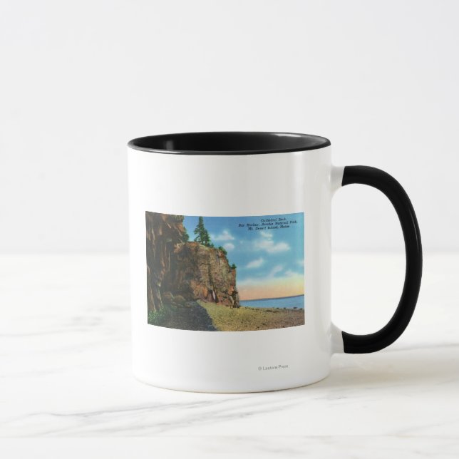 View of Cathedral Rock, Bar Harbour Mug (Right)
